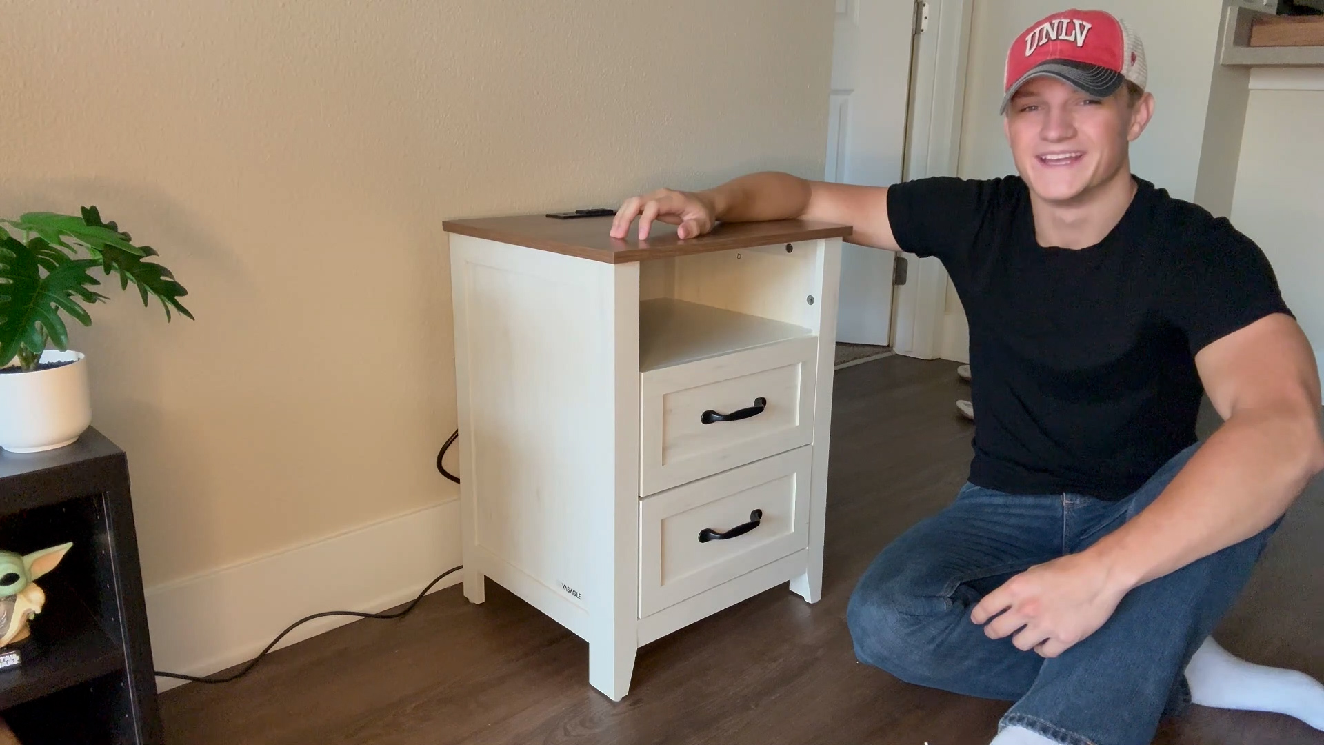Amazon.com: VASAGLE LIRY Collection - Farmhouse Nightstands with